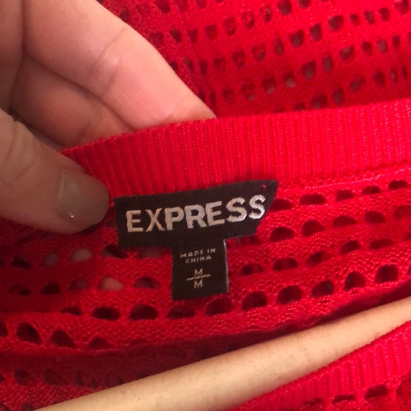 Express Red Sweater - Picture 3 of 3